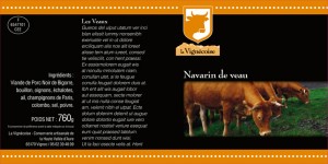 Etiquette packaging La vignécoise maison Coustalat conserverie artisanale Vignec Saint-Lary Soulan hautes-pyrénées