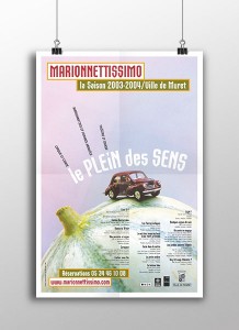 Affiche Marionnettissimo festival des formes animées Midi-Pyrénées Tournefeuille Toulouse