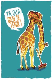 Illustration carte postale formation Coallia Paris