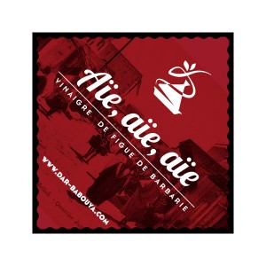 Etiquette packaging logo identité visuelle Dar Babouya épicerie fine produits d'Afrique du Nord Paris