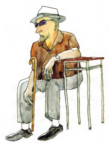 croquis aquarelle Pascal Pariselle Grèce