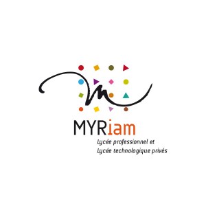 Logo charte graphique Lycée professionnel et technologique privé Myriam Toulouse Haute-Garonne