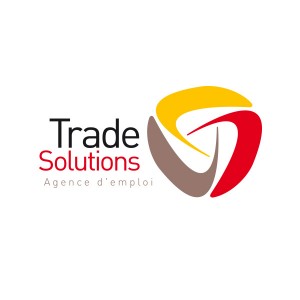 Logo charte graphique signalétique Trade solutions agence d'intérim Toulouse Muret Colomiers