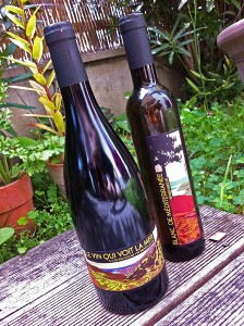 Etiquette Le vin qui voit la mer cuvée 2014 domaine de la Tourasse Banyuls Pyrénées orientales