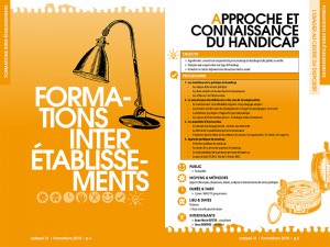 Catalogue de formation Agapei Association de gestion d'établissements d'accueil handicap mental Midi- Pyrénées Toulouse