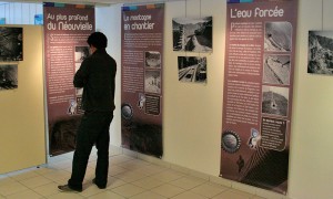 Exposition "Cap de Long Pragnères, l’eau au sommet de sa force" cap de Long barrage edf CEDAS Hautes- Pyrénées