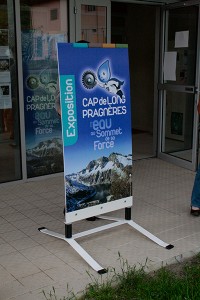 Exposition "Cap de Long Pragnères, l’eau au sommet de sa force" cap de Long barrage edf CEDAS Hautes- Pyrénées