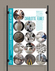 Panneau programme UNESCO Fondation Culture et Diversité Voyager pour apprendre les métiers d'art