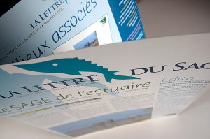 Plaquette journal interne Schéma d'aménagement et de gestion des eaux de l'estuaire de la Gironde